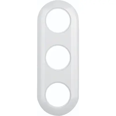 Hager Berker afdekraam 3-voudig 1930 wit kunststof (WTD3300WG)