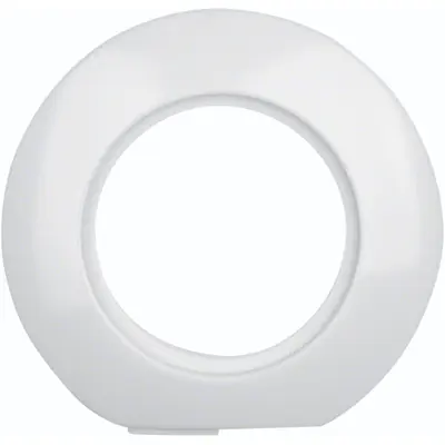 Hager Berker eindafdekraam 1-voudig 1930 wit kunststof (WTD3371WG)