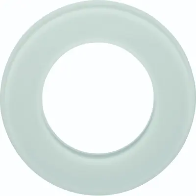 Hager Berker afdekraam 1-voudig 1930 glas wit (WTD7180GWG)