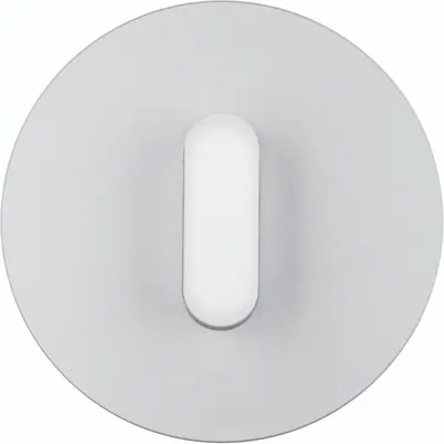 Hager Berker draaigreep aan-/uit-schakelaar R.Classic aluminium wit (WTD9131AW)