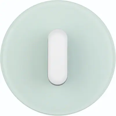 Hager Berker draaigreep aan-/uit-schakelaar R.Classic glas wit (WTD9131GW)