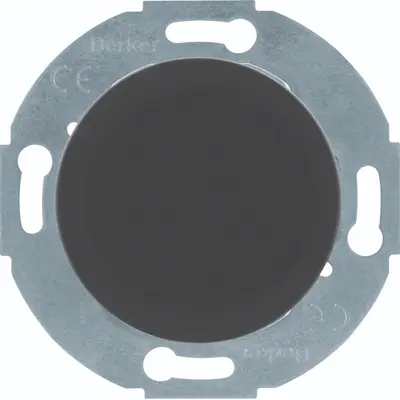 Hager Berker blinddeksel incl. draagframe met spreidklemmen 1930 zwart kunststof (WTF1001BG1)