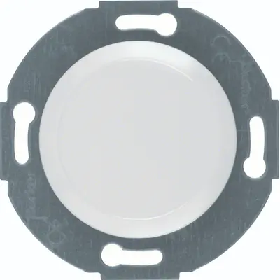 Berker blindplaat 1930/glas pwit (WTF1001WG)