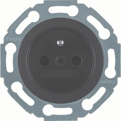 Berker wcd pen va schro 1930/glas zw (WTS1800BG)