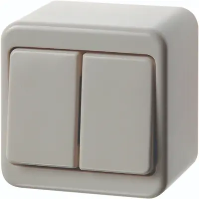 Hager Berker opbouw wissel-wisselschakelaar 10A wit (WVG3800PW)