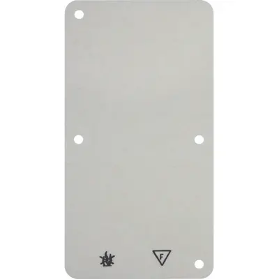 Hager Berker brandwerende bodemplaat voor 2-voudige opbouwbehuizing creme (WVA1762WP)