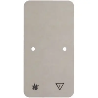 Hager Berker zelfdovende bodemplaat voor opbouw 2-voudige combinaties creme (WVA1762WP2)