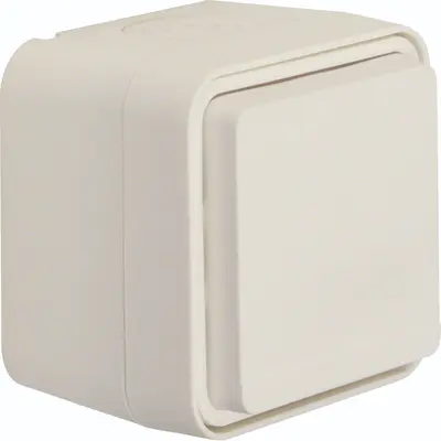 Berker wcd 1v met behuizing w1 p wit (WNC140B)