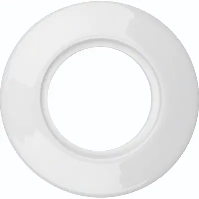 Hager Berker afdekraam 1-voudig 1930 wit porselein (WTD3100PWG)