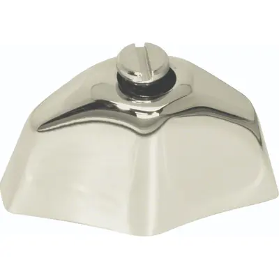 Berker knevel van messing serie glas (WDW5000CH)