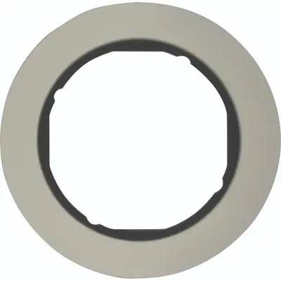 Hager Berker afdekraam 1-voudig R.Classic aluminium zwart (WLD9100AB)