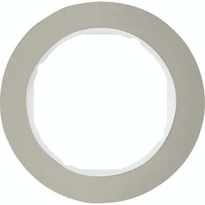 Hager Berker afdekraam 1-voudig R.Classic edelstaal wit (WLD9100STW)