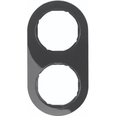 Hager Berker afdekraam 2-voudig R.Classic zwart (WLD9200BG)