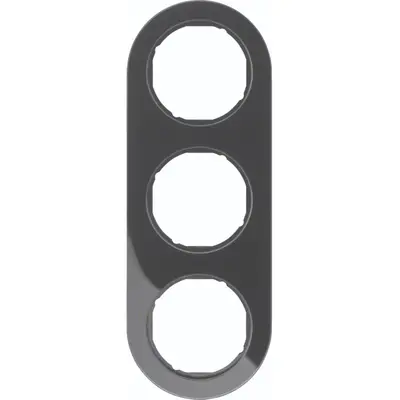 Hager Berker afdekraam 3-voudig R.Classic zwart (WLD9300BG)