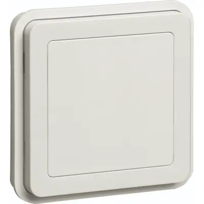 Hager Berker W1 blindplaat bovendeel wit (WNA157B)