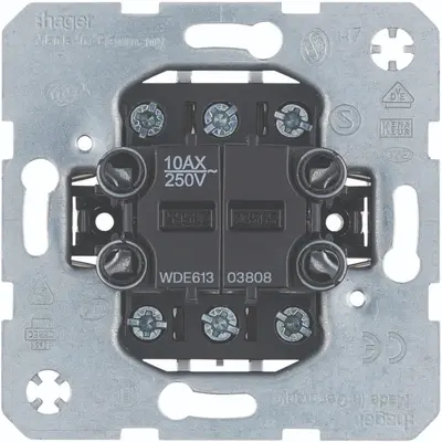 Hager Berker wissel-wisselschakelaar 10A (WDE61303808)