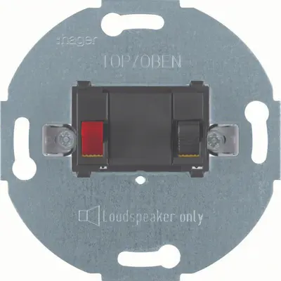 Hager Berker mono luidsprekeraansluiting antraciet mat (WDF4800AT1)