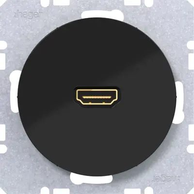 Hager Berker hdmi contactdoos zw (WLF4379BG)