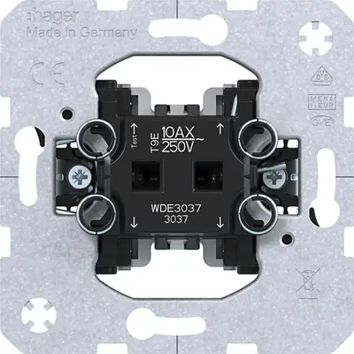 Hager Berker kruisschakelaar 10A met spreidklemmen (WDE3037)