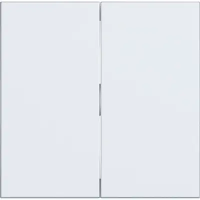 Hager Berker schakelwip 2-voudig A1/A8/C1/C8 lichtwit mat (WAW2000WM)