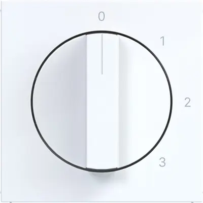 Hager Berker cpl. 3-staps dr.schak. wit gl (WAF1315WG)