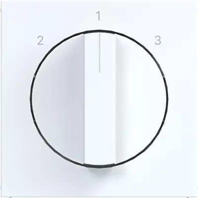 Hager Berker cpl. dr.kn. 3st.schak. wit gl (WAF1316WG)