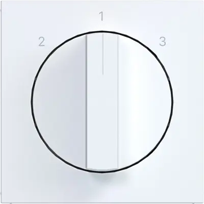 Hager Berker cpl. dr.kn. 3st.schak. wit m (WAF1316WM)