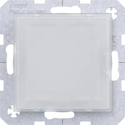 Hager Berker led-seinlicht rd./gr. wit gl (WAF6584WG)