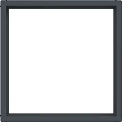Hager Berker tussenring 50x50mm A1/A8/C1/C8 antraciet mat (WAF7073AT)