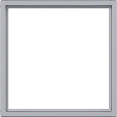 Hager Berker tussenring 50x50mm A1/A8/C1/C8 titaan (WAF7073TA)