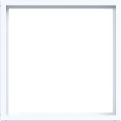 Hager Berker tussenring 50 x 50 mm wit gl (WAF7073WG)