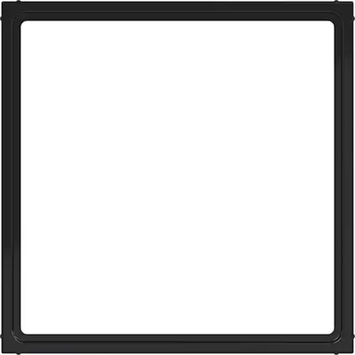 Hager Berker tussenring 51 x 51 mm zw. gl (WAF7074BG)