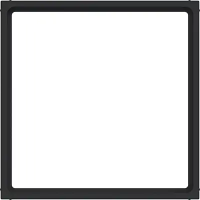 Hager Berker tussenring 51 x 51 mm zw. m (WAF7074BM)