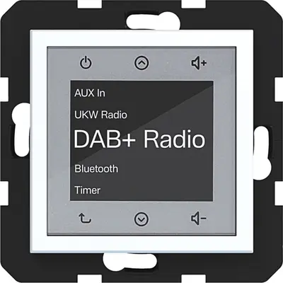 Hager Berker radio dab+ bt m wit (WAN6111WM)