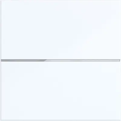 Hager Berker afd. drukknop 1v. wit gl. (WAN7010WG)