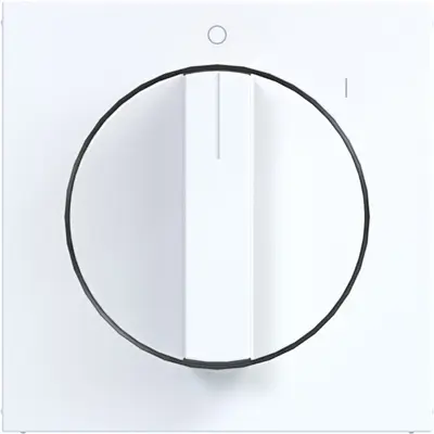 Hager Berker cpl. dr.schak. 0-1 wit gl (WAF1318WG)