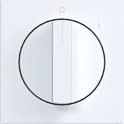 Hager Berker cpl. dr.schak. 0-1 wit m (WAF1318WM)