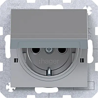 Hager Berker schuko-wcd vastz. sp tit (WAS1212TA)