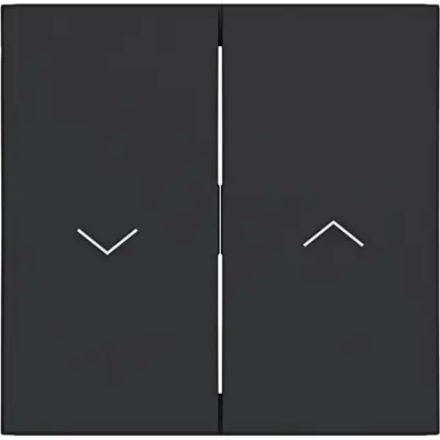 Hager Berker wip 2v n pijlsymbool zw.mt. (WAW2001BM)