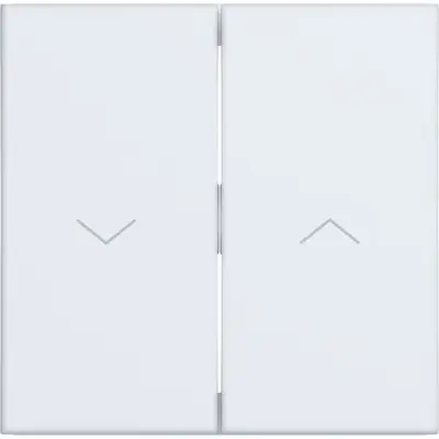 Hager Berker wip 2v n pijlsymbool wt.mt. (WAW2001WM)