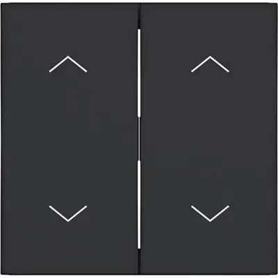 Hager Berker wip 2v twee pijlsymb. zw.mt. (WAW2002BM)