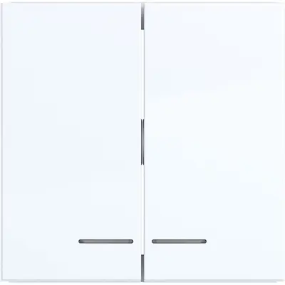 Hager Berker wip 2v heldere lens wit gl (WAW2031WG)