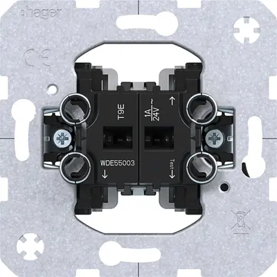 Hager Berker serie impulsdrukker 2v 230/24v (WDE55003)