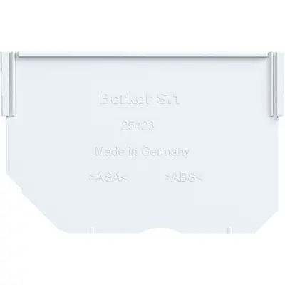 Hager Berker scheiding hoekds opb wit gl (WAA3045WG)