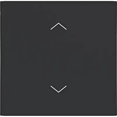 Hager Berker schakelwip met pijlsymbolen A1/A8/C1/C8 nachtzwart mat (WAW1002BM)