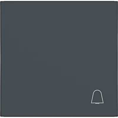 Hager Berker schakelwip met belsymbool A1/A8/C1/C8 antraciet mat (WAW1011AT)