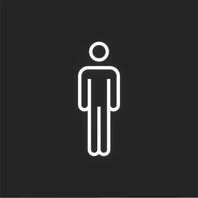 Hager Berker folie led-sign. man symb. (WAA4091)