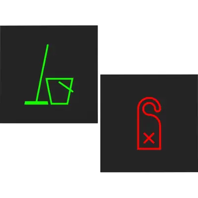 Hager Berker tweekl. folie led-sign. symb (WAA4094)