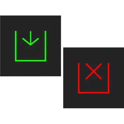 Hager Berker tweekl. folie led-sign. symb (WAA4095)