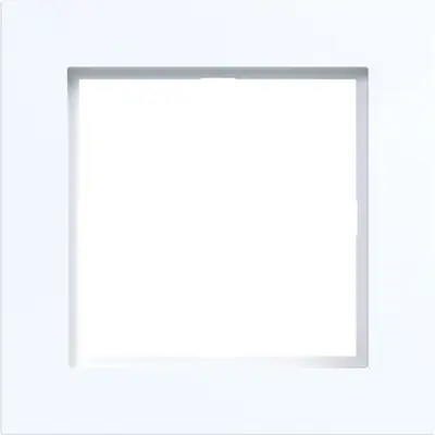 Hager Berker afd raam 1v a.1 wit gl (WAD6100WG)